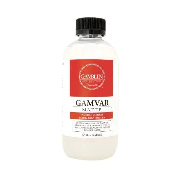 Gamblin - Gamvar Matte - 8oz / 250mL Bottle