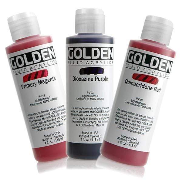 Golden - Fluid Acrylics - 118mL Bottles - Series 6
