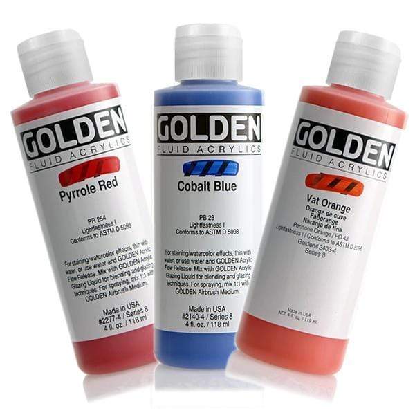 Golden - Fluid Acrylics - 118mL Bottles - Series 8