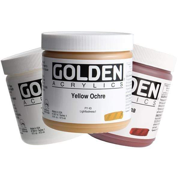 Golden - Heavy Body Acrylics - 473mL Jars - Series 1