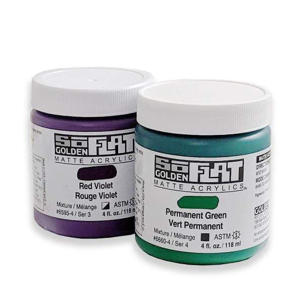 Golden - SoFlat - Matte Acrylic Paint - 118mL Jars - Series 3