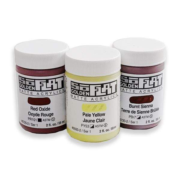 Golden - SoFlat - Matte Acrylic Paint - 59mL Jars - Series 1