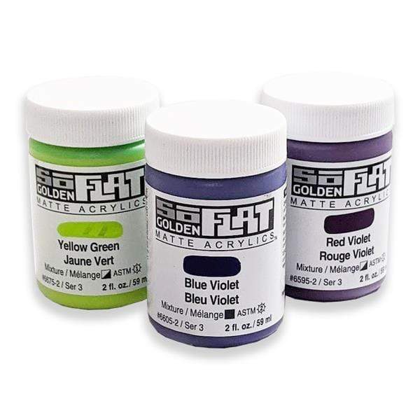 Golden - SoFlat - Matte Acrylic Paint - 59mL Jars - Series 3