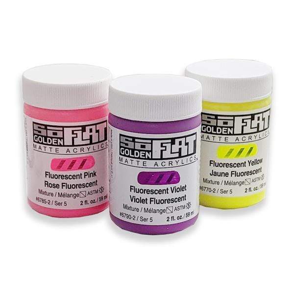 Golden - SoFlat - Matte Acrylic Paint - 59mL Jars - Series 5
