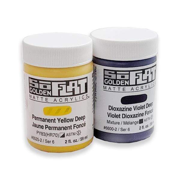 Golden - SoFlat - Matte Acrylic Paint - 59mL Jars - Series 6