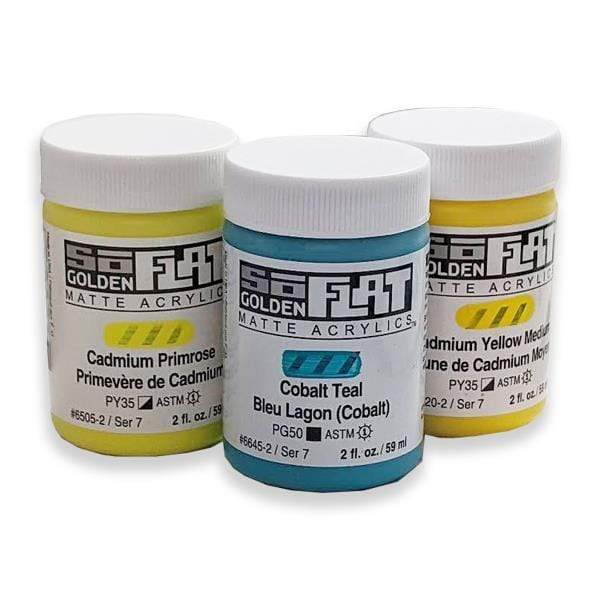 Golden - SoFlat - Matte Acrylic Paint - 59mL Jars - Series 7