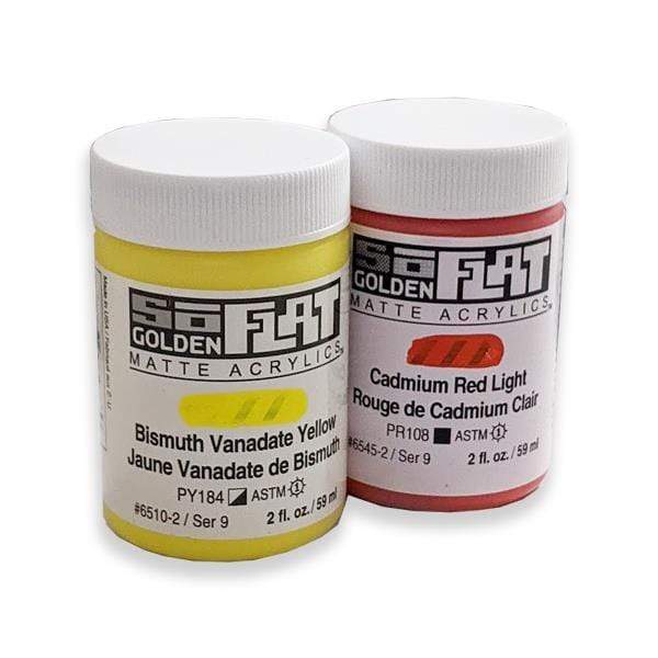 Golden - SoFlat - Matte Acrylic Paint - 59mL Jars - Series 9
