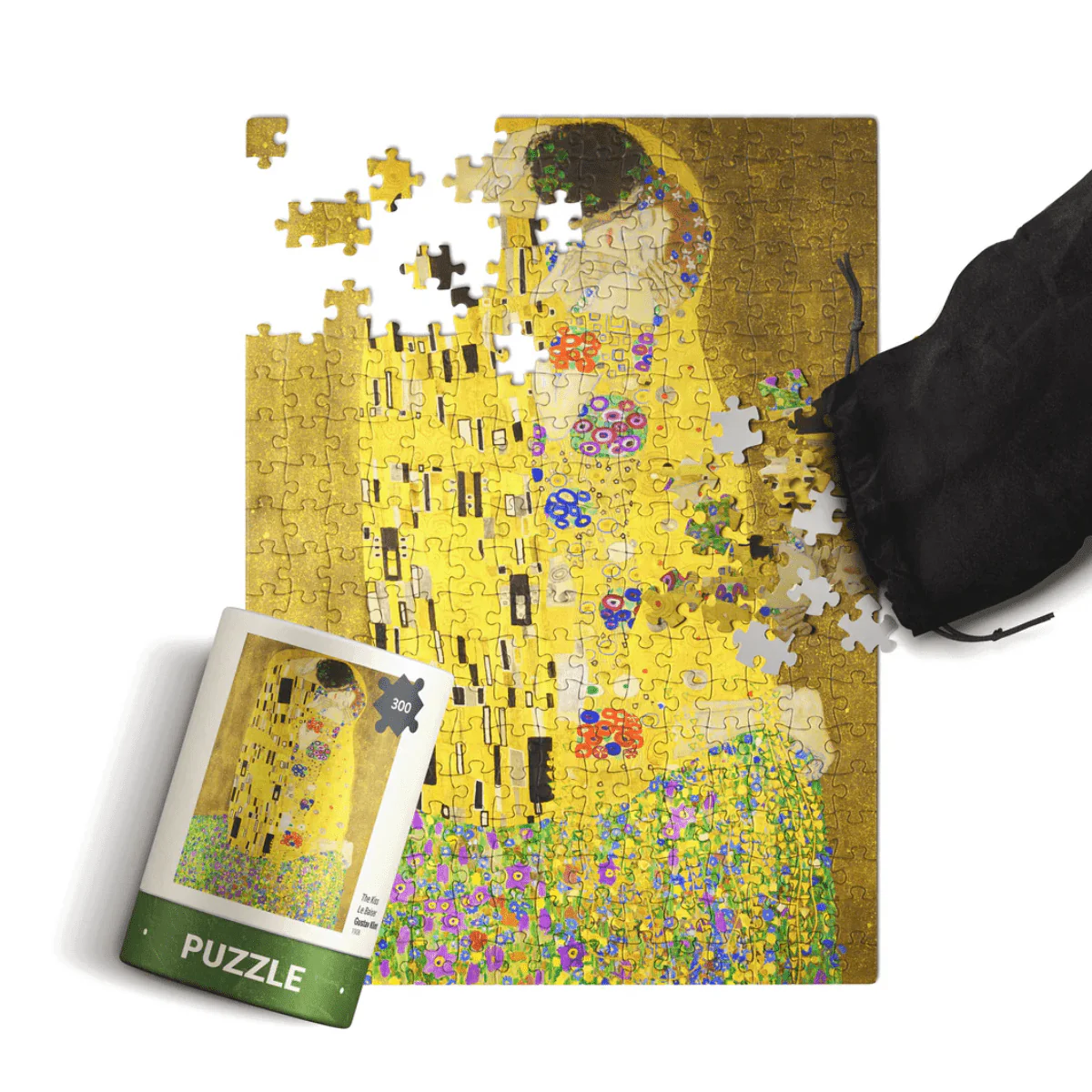 Gustav Klimt's The Kiss - 300 Piece Jigsaw Puzzle - Image 2