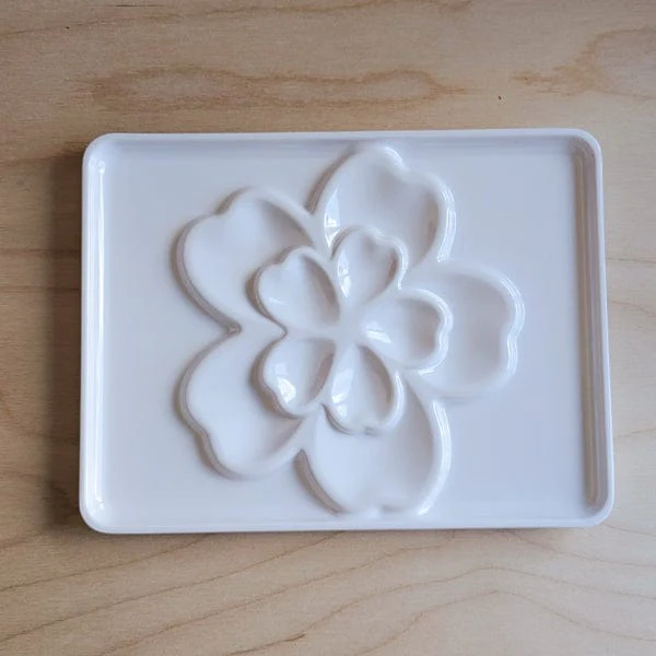 Gwartzman's - Acrylic Stone Palette - 16x22cm - Double Flower
