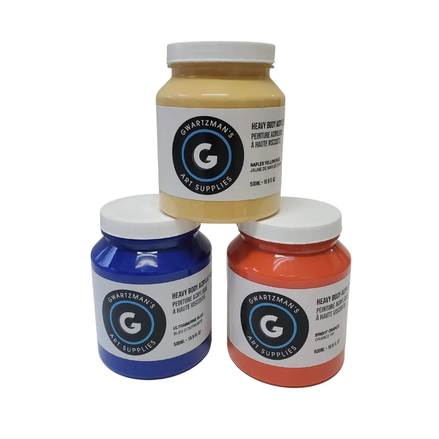 Gwartzman's Acrylic Colours - 500mL Jars - Series 1