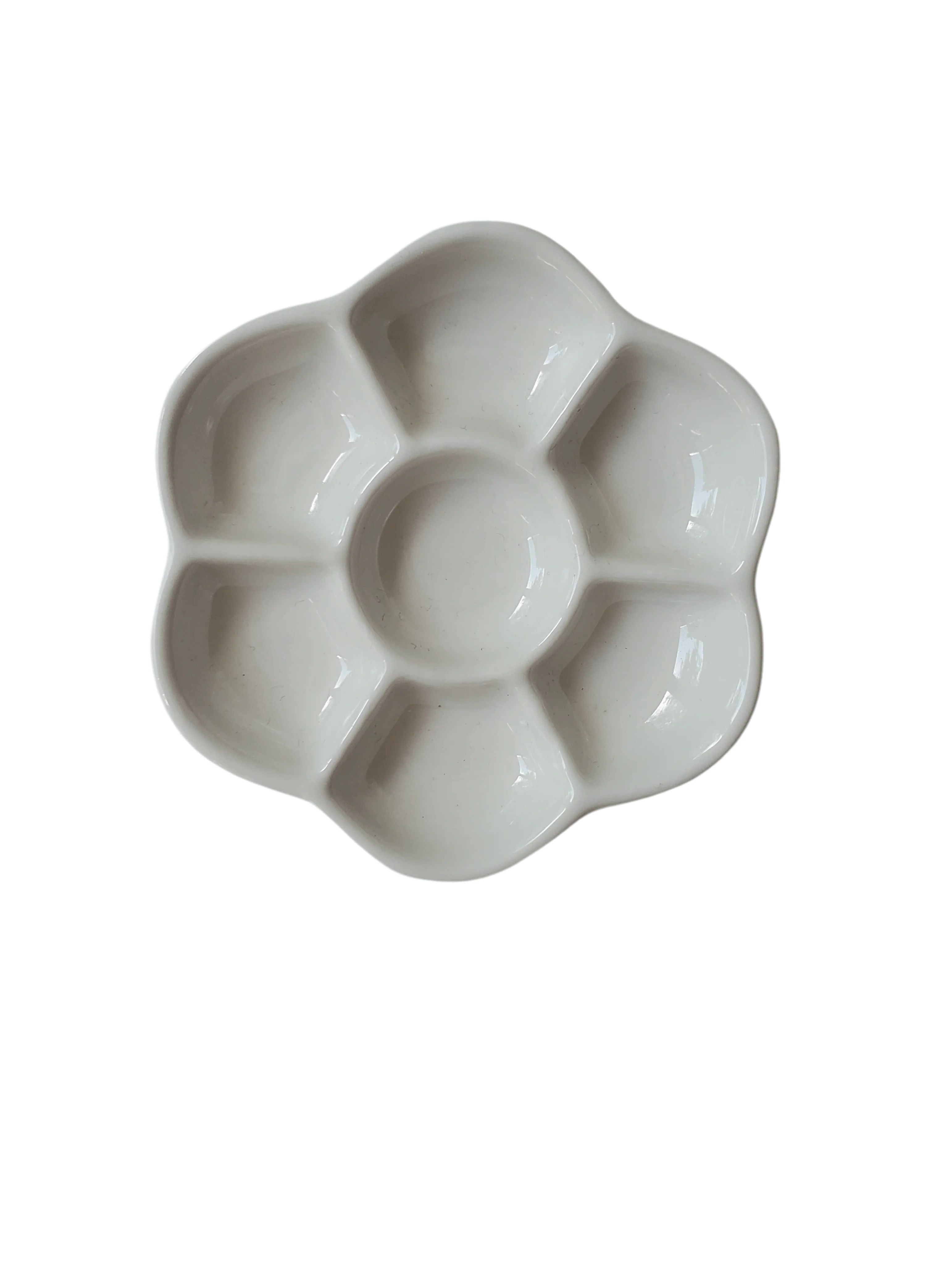 Gwartzman's - Ceramic Flower Palette - 3" Round - 7 Wells