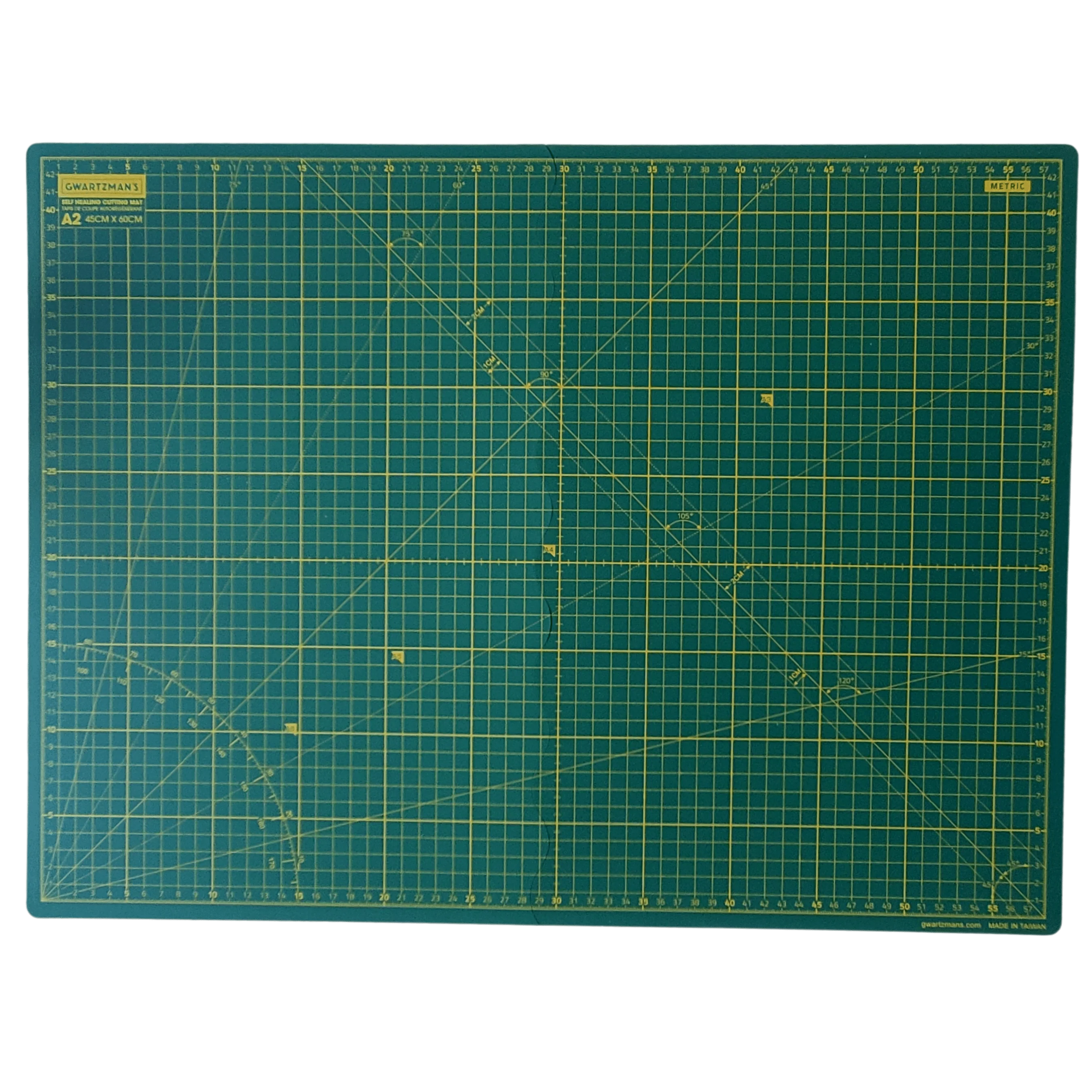 Gwartzman's - Folding Self-Healing Cutting Mat - A2 / 18x24" - Green