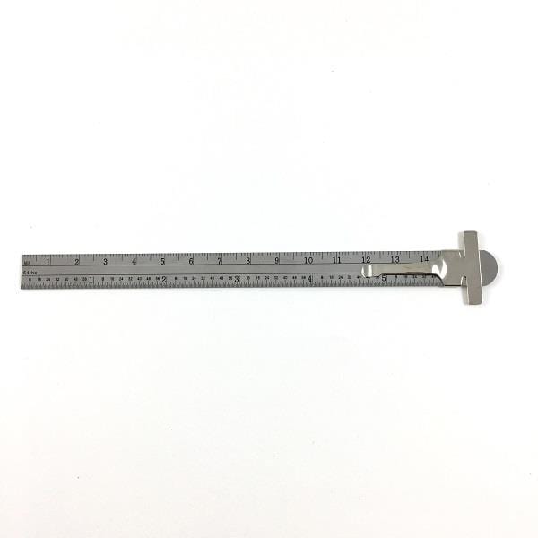 Gwartzman's - Pocket Ruler/Conversion Table - 6" Metal