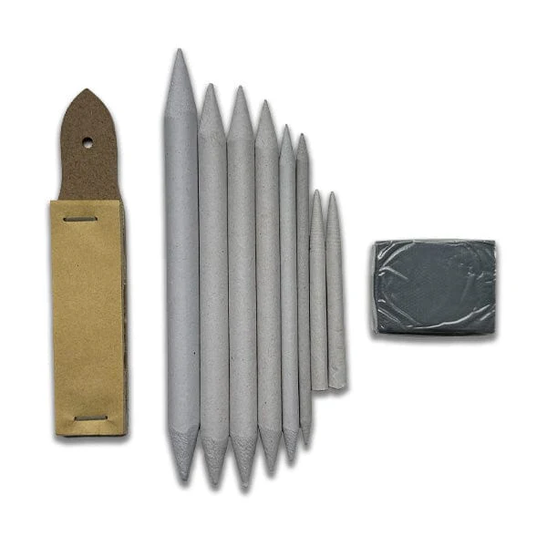 Gwartzman's - Paper Stumps Blending & Smudging Set - 10 Pieces