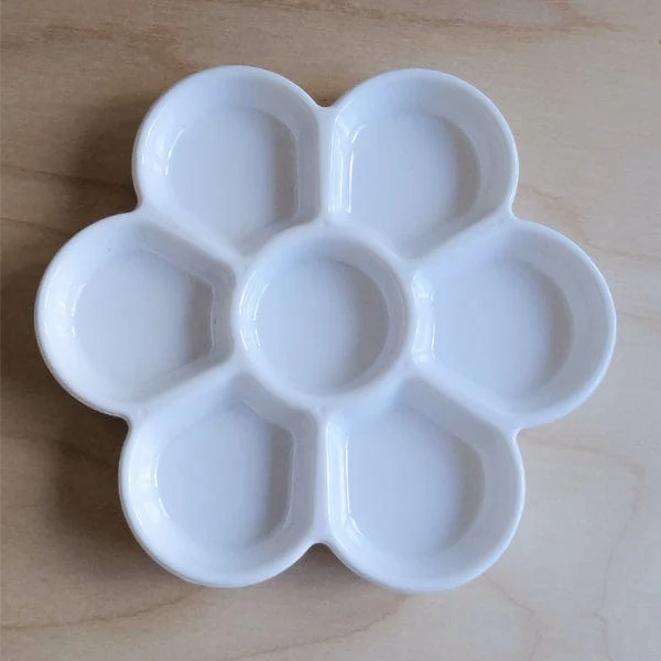Gwartzman's - Plastic Palette - 7 Well Flower - Small