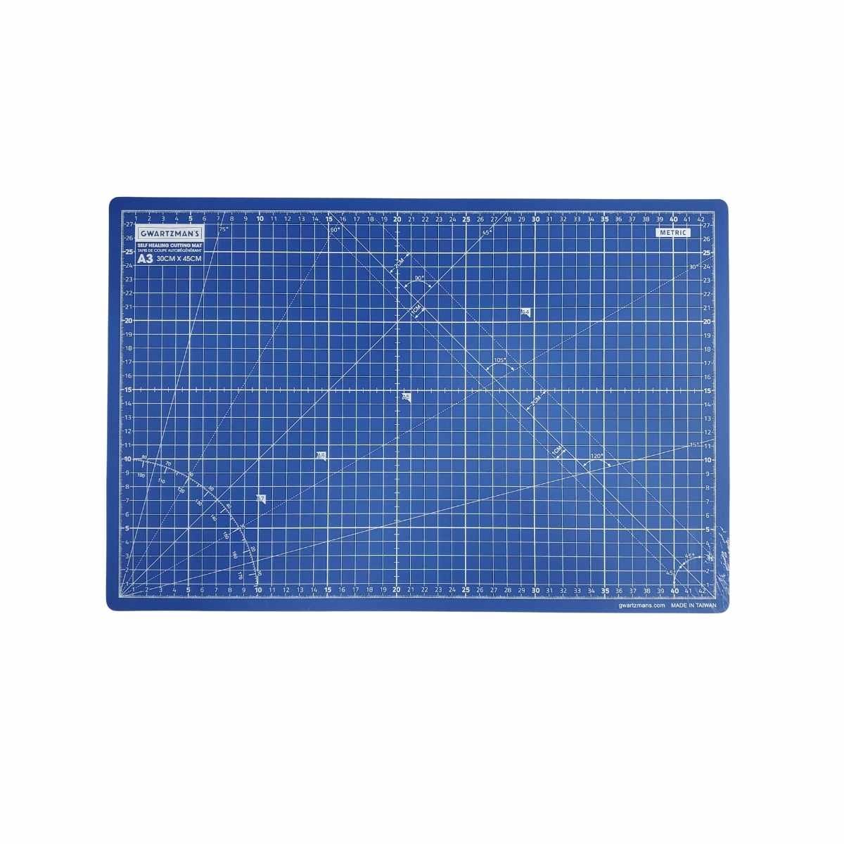 Gwartzman's - Self-Healing Cutting Mat - 12x18" - Blue