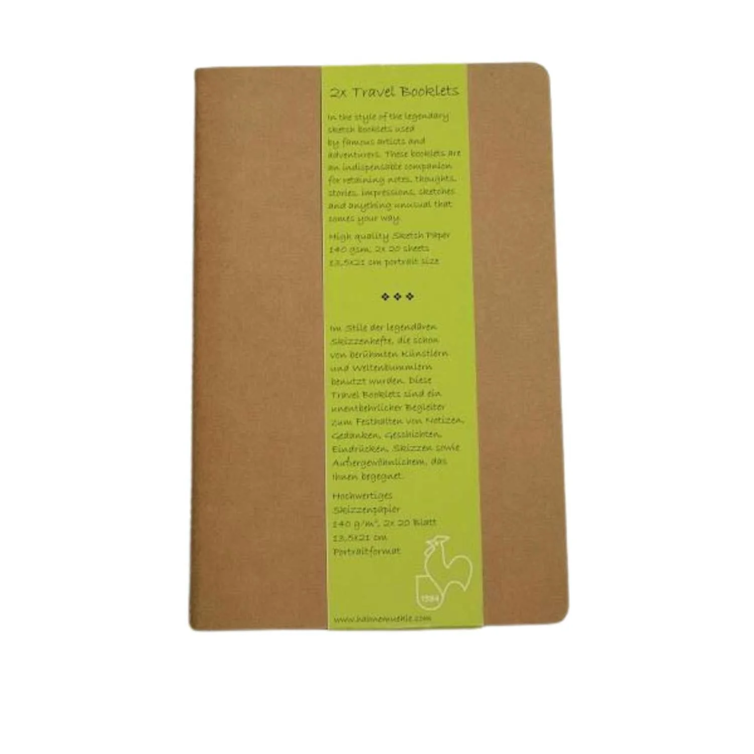 Hahnemühle - Travel Booklet - 13.5x21cm - 2 Pack