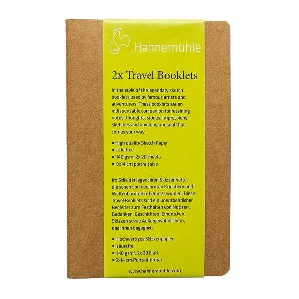 Hahnemühle - Travel Booklet - 9x14cm - 2 Pack