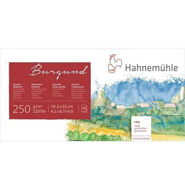 Hahnemühle - Watercolour Postcard Pad - 21x10.5cm