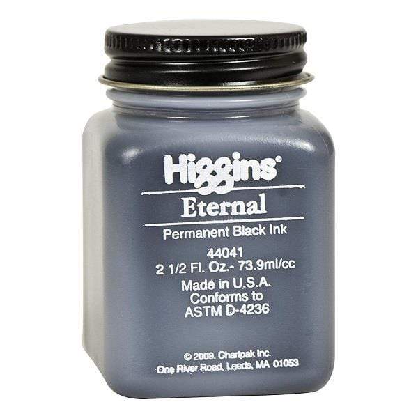 Higgins - Eternal - Permanent Black Ink - 2.5oz Jar