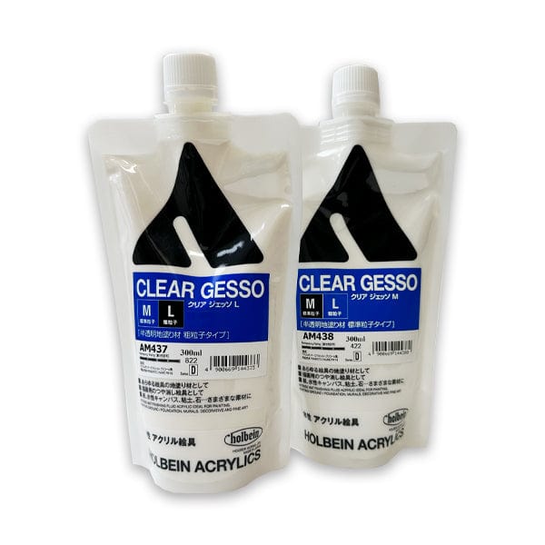 Holbein - Clear Gesso - 300mL Poly Bags