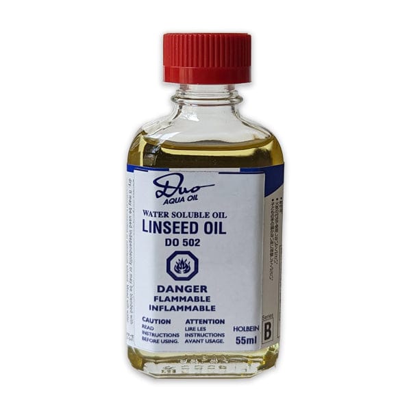 Holbein - DUO Aqua Oil - Linseed Oil - 55mL Bottle