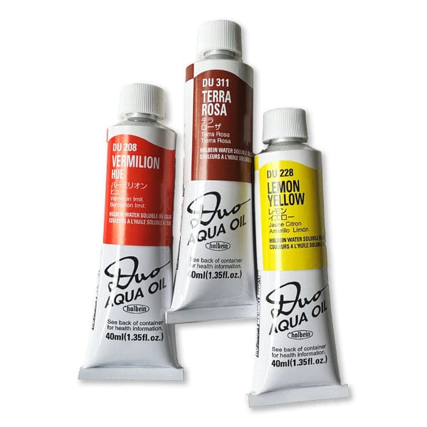 Holbein - DUO Aqua Oil - Water Soluble Oil Colours - 40mL Tubes - Series A