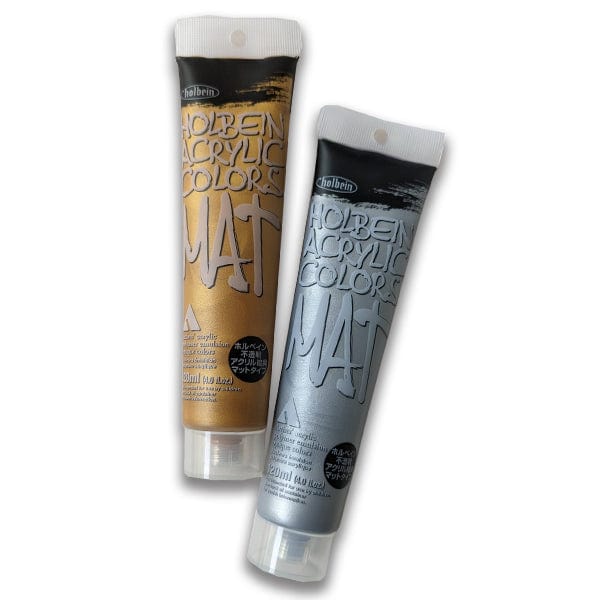 Holbein - Mat Acrylic Colours - 120mL Tubes - Series D