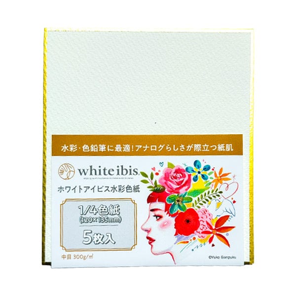 Holbein - White Ibis Watercolour Boards - 120x135mm - 5 Pack