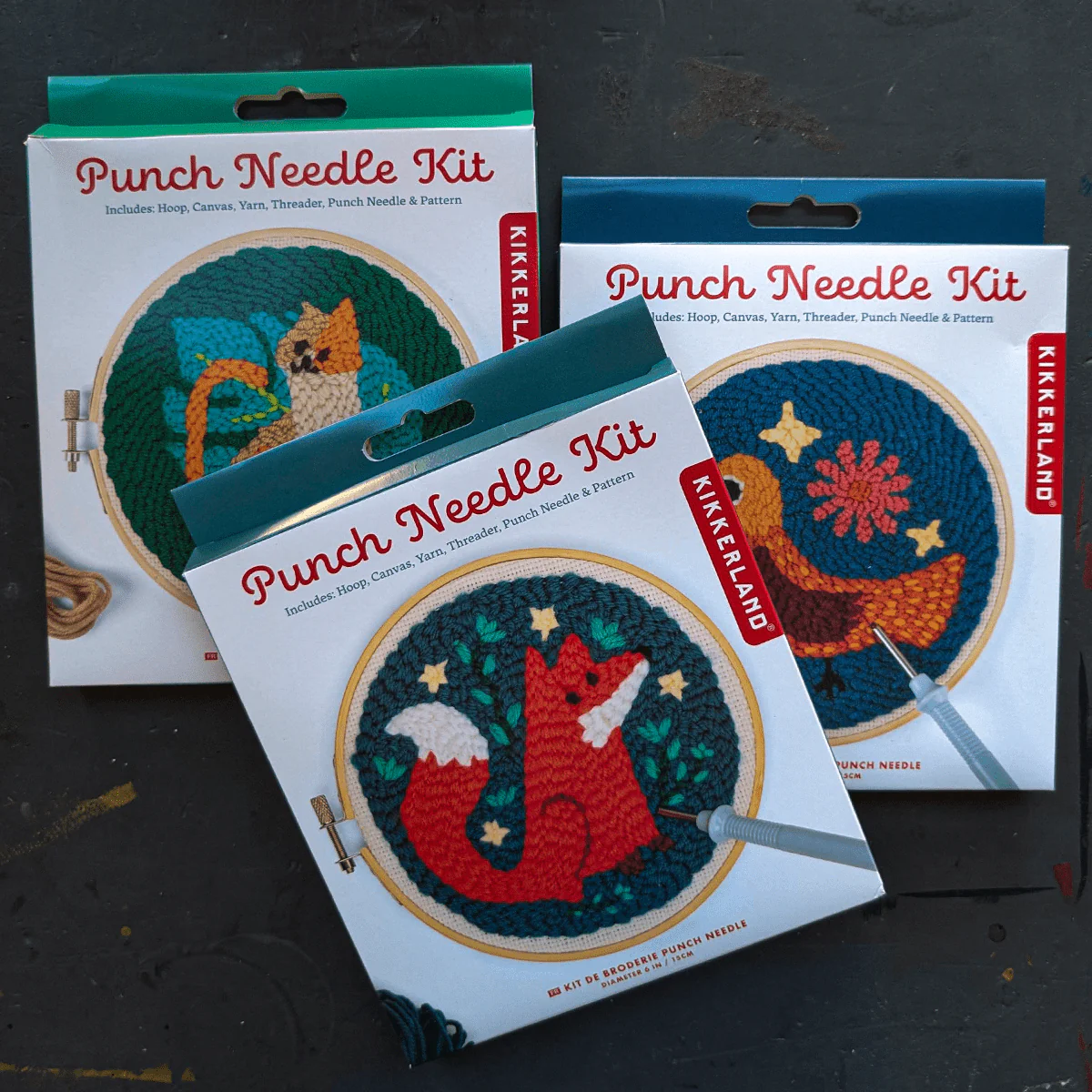 Kikkerland - Punch Needle Kits
