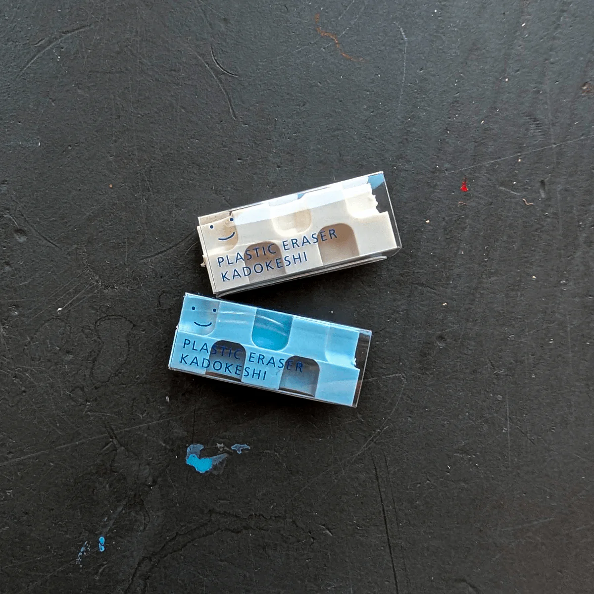 Kokuyo - Kadokeshi Plastic Block Eraser - 2 Pack - Image 2