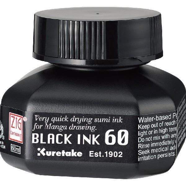 Kuretake - ZIG Cartoonist - Black Ink - 60mL Bottle