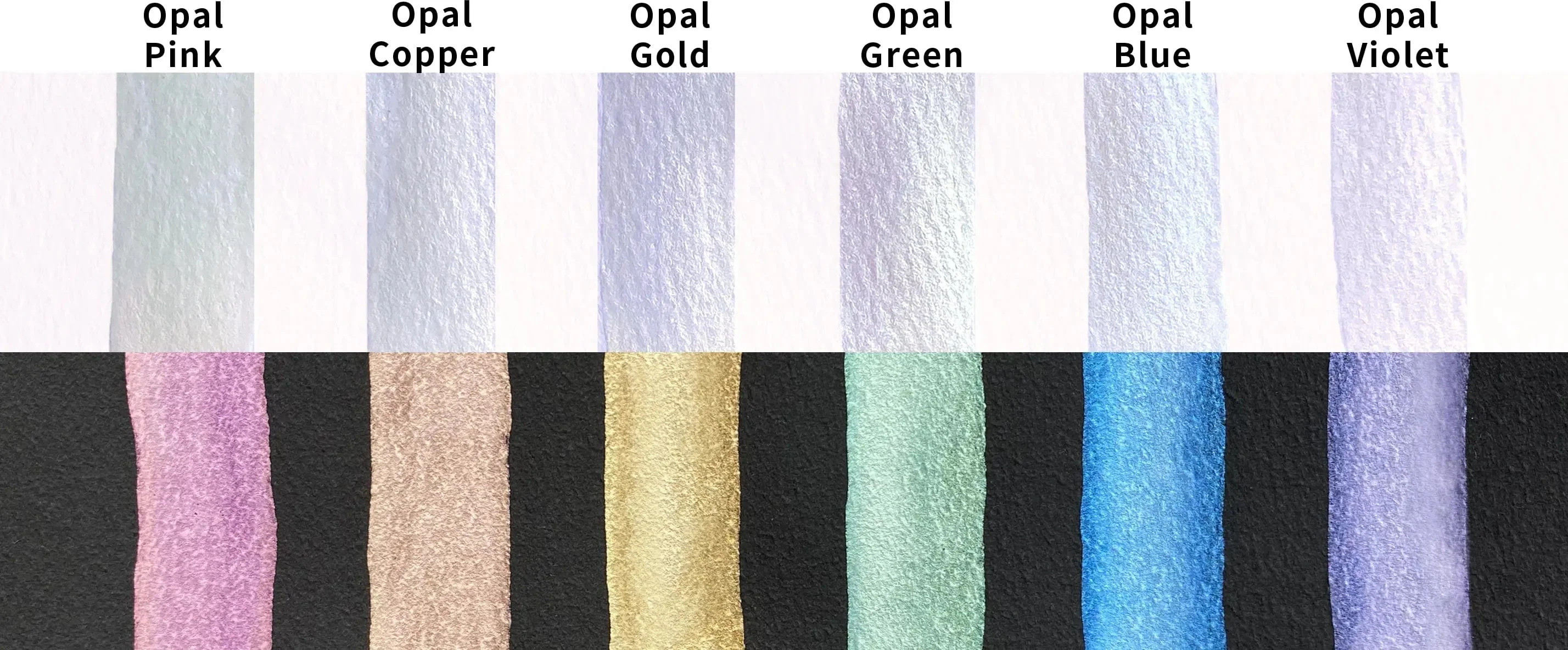 Kuretake - Gansai Tambi - Opal Watercolours - 6 Colour Set - Image 2