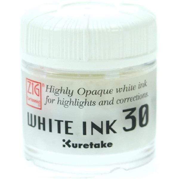 Kuretake - ZIG Cartoonist - White Ink - 30g Jar