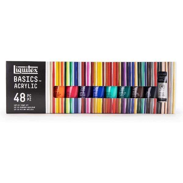 Liquitex - Basics Acrylic Colours - Set of 48 x 22mL Tubes
