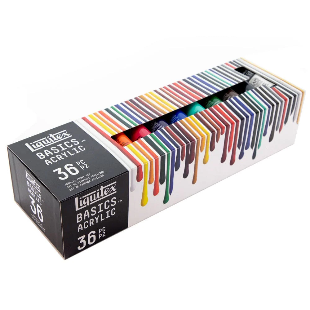 Liquitex - Basics Acrylic Colours - Set of 36 x 22mL