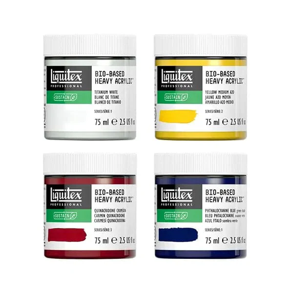 Liquitex - Bio-Based Heavy Acrylic - Mixing Set - 4 x 75mL Jars - Image 2