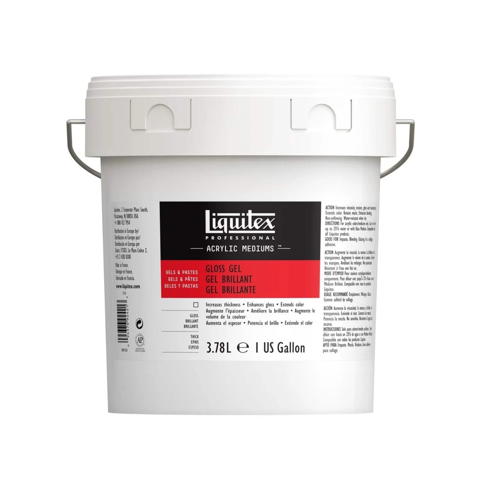 Liquitex - Gel Medium - Gloss - 3.78L Pail
