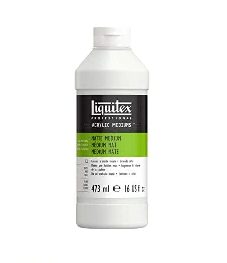 Liquitex - Matte Medium - 473mL Bottle