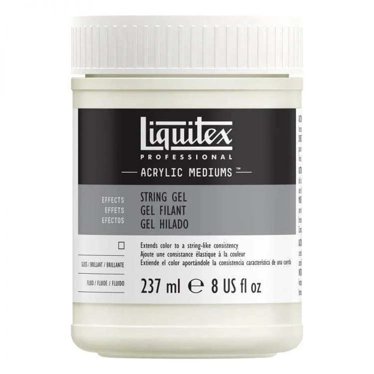 Liquitex - Texture Gel Medium - String Gel - 237mL Jar