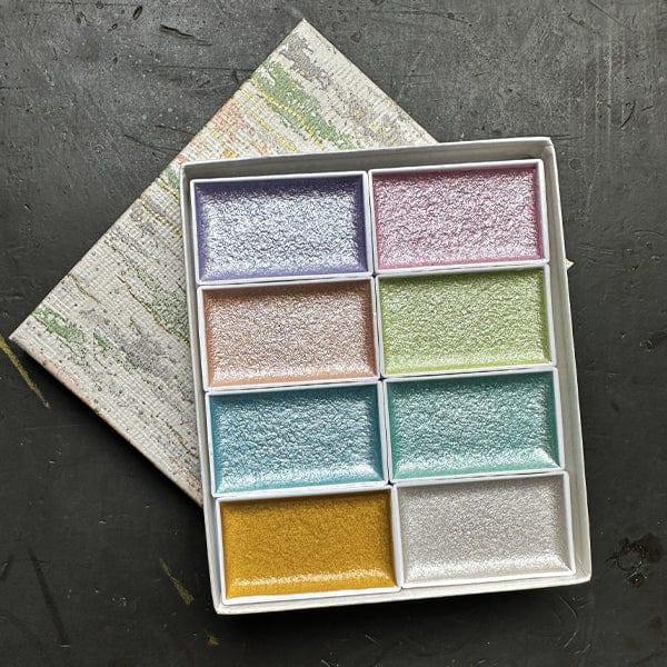 Lumi - Watercolour Pan Set - 8 Pearlescent Colours
