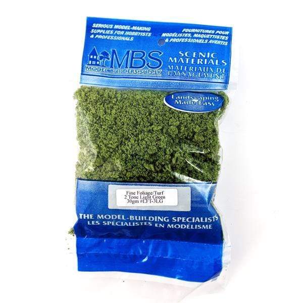Model Builders Supply - Foliage / Ground Cover - 2 Tone Light Green