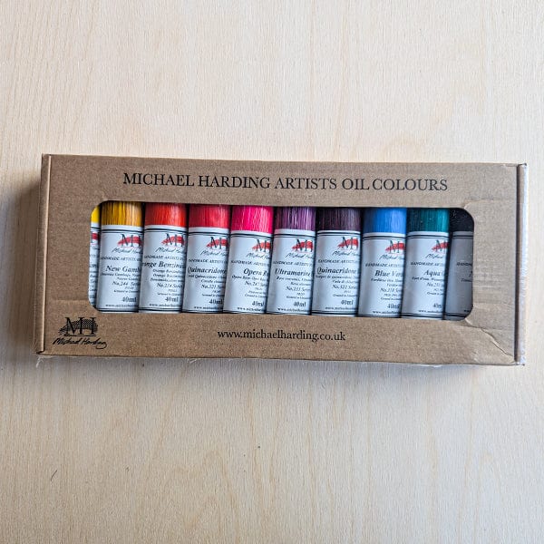 Michael Harding - Artists' Oil Colour - 10 Colour Set - Brick Lane
