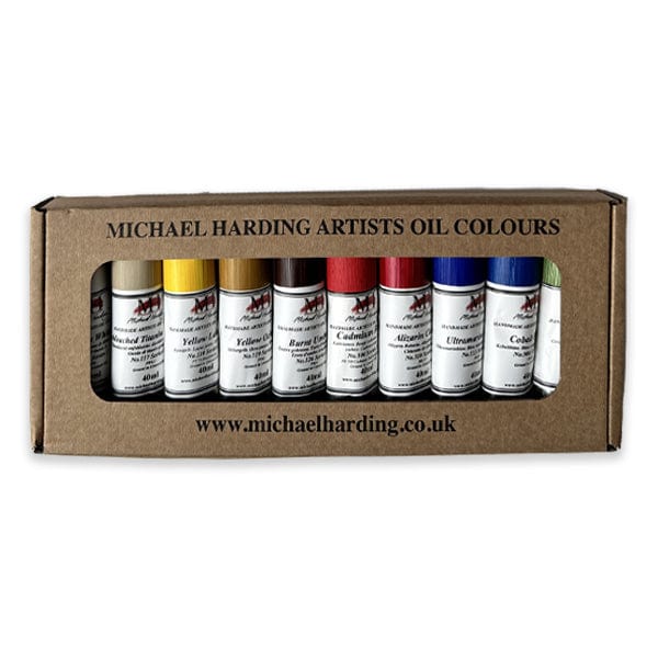 Michael Harding - Artists' Oil Colour - 10 Colour Set - Plein Air Painter