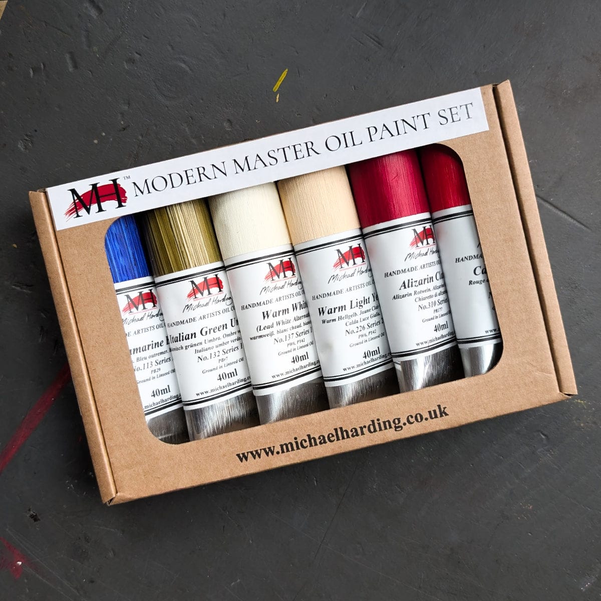 Michael Harding - Artists' Oil Colour - 6 Colour Set - Modern Master