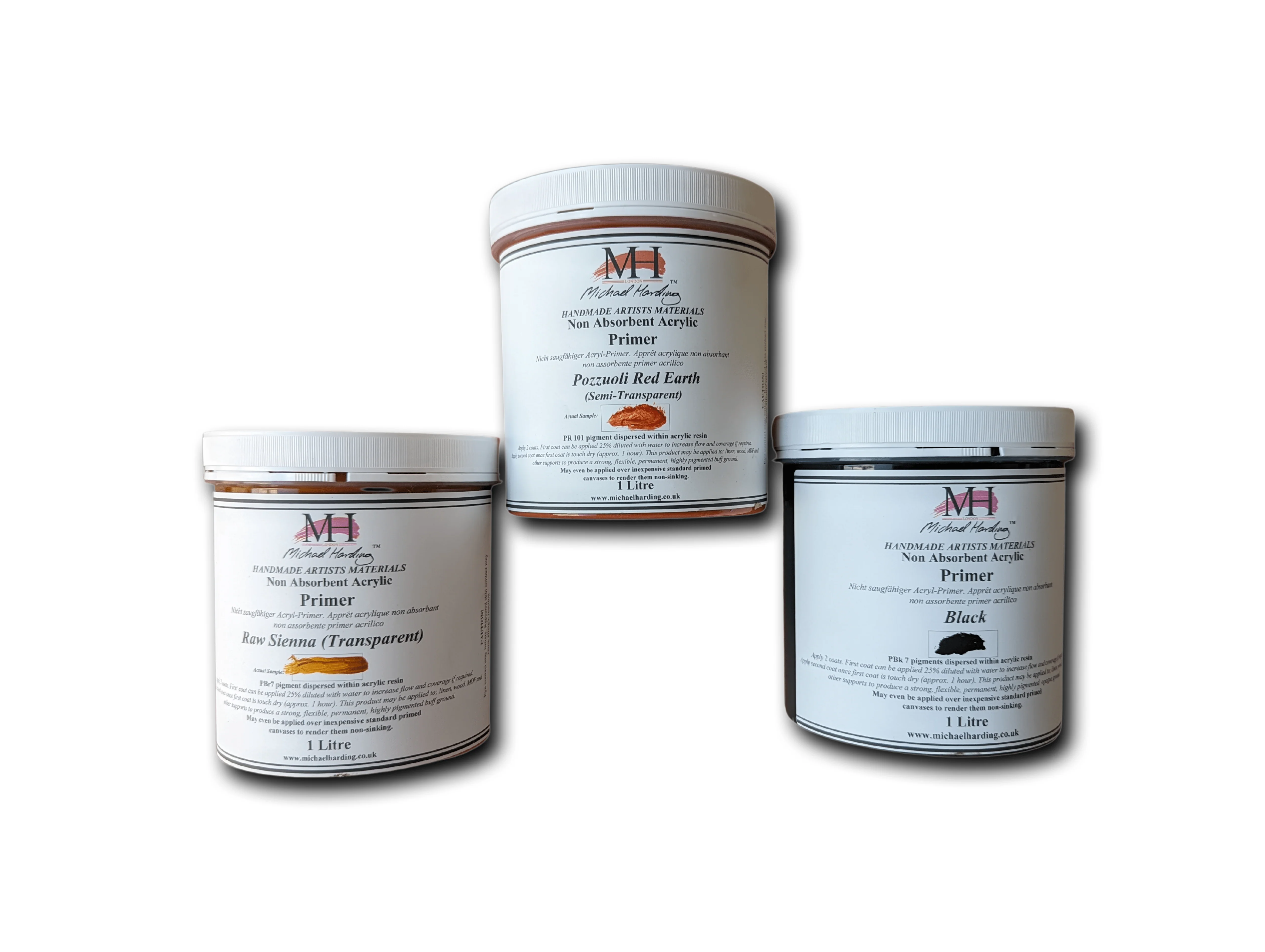Michael Harding - Non-Absorbent Acrylic Primer - 1L Jars