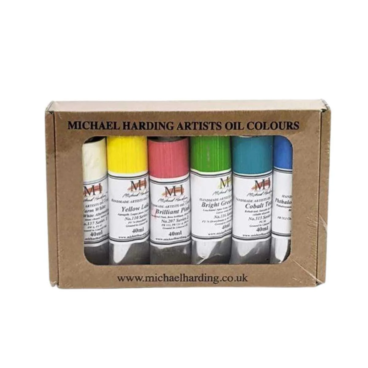 Michael Harding - Artists' Oil Colour - 6 Colour Set - Tropical