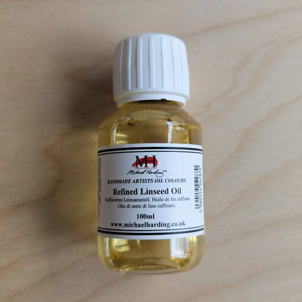 Michael Harding - Refined Linseed Oil - 100mL Bottle