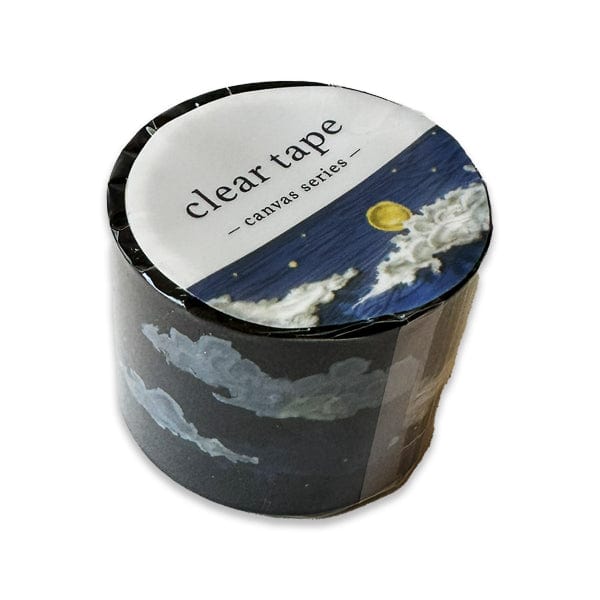Mind Wave - Clear Washi Tape - 30mm x 3m Roll - Night Sky