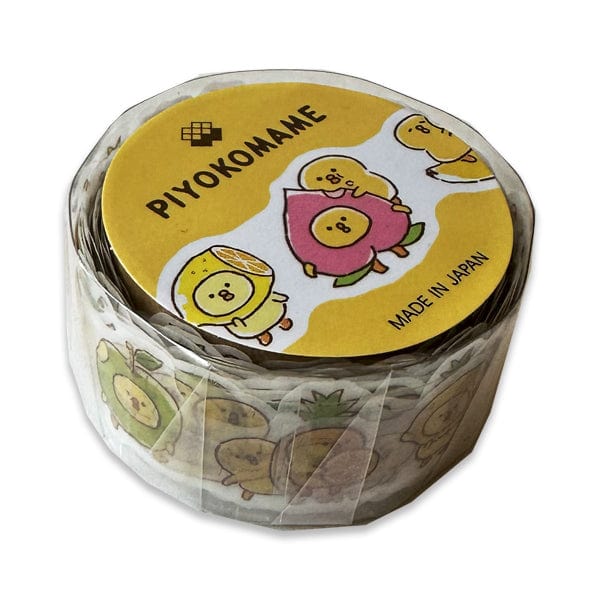 Mind Wave - Piyokomame Masking Tape - 18mm x 5m Roll - Fruit